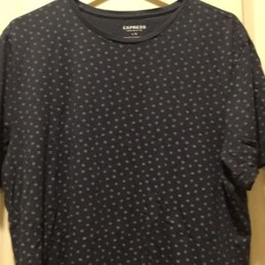 Express Mens Crew Neck Short Sleeve T-Shirt imprint design throughout size L